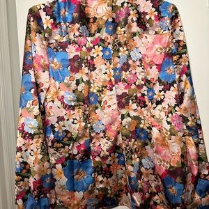 Ted baker floral blouse